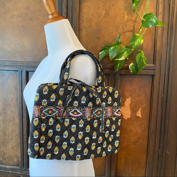 Americana by sharif quilted makeup cosmetics bag - Picture 2 of 12